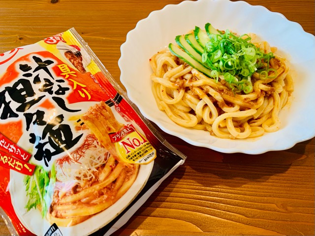 エバラ　プチっとうどん　具入り汁なし担々麺