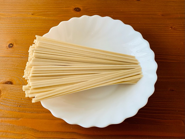 はくばく　もち麦パスタ　平麺