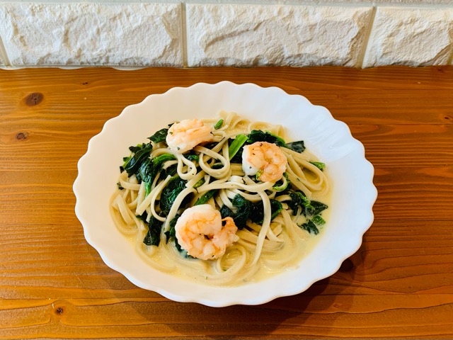 はくばく　もち麦パスタ　平麺