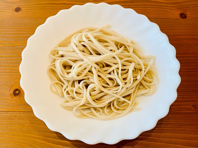 はくばく　もち麦パスタ　平麺