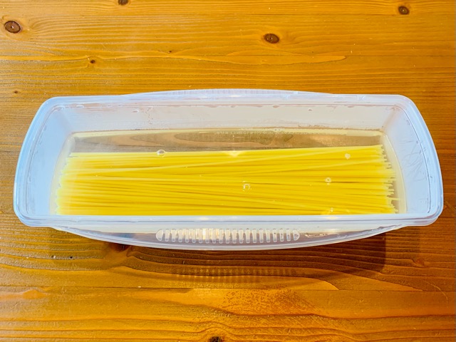 エビス 絶品レンジでパスタの使い方